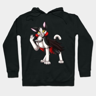 VampiCat: Black Bicolor Hoodie